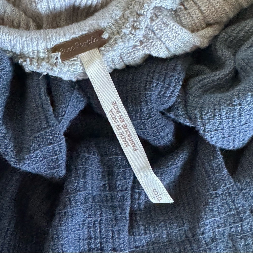 Free People Cora Lee Ombre Ruffle Top – Size Small - Picture 3 of 12